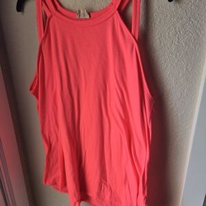 BiBi Vibrant Coral Tank Top